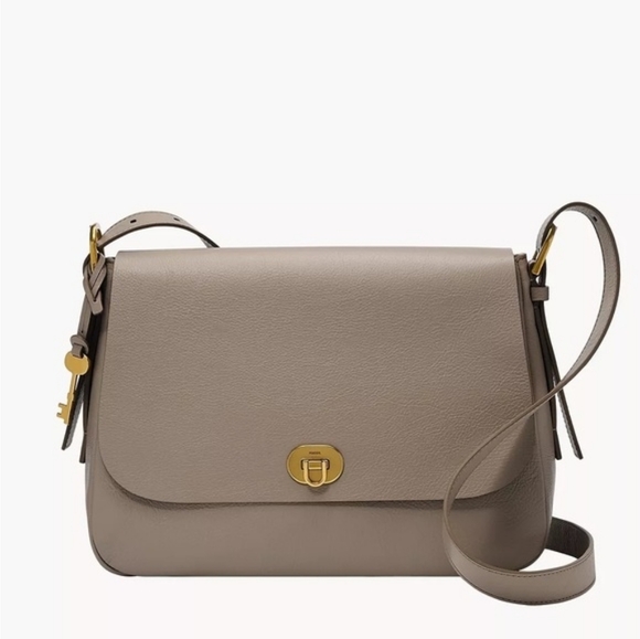 Fossil Light Gray Crossbody Bag - Picture 1 of 10